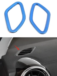 Couvercle de sortie d'air avant pour MG ZS 2017 2018 2019, cadre de garniture, accessoires d'intérieur de voiture chromés décoratifs 