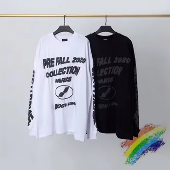 

3D Foam Printing Long Sleeve WE11DONE T Shirt Men Women Summer Style WELL DONE T-shirt Tees