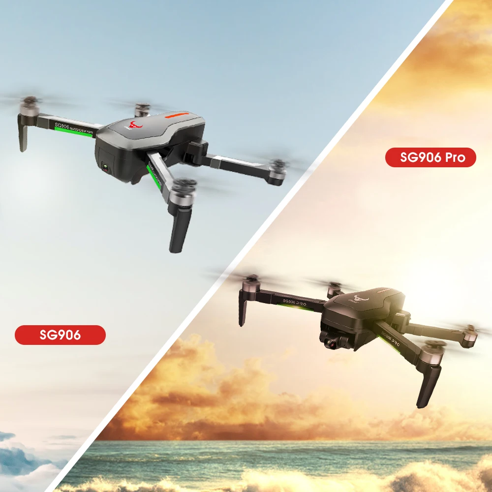 Беспилотный летательный аппарат SG906 PRO 2 GPS с 3 оси самостабилизирующийся Gimbal Wi Fi FPV