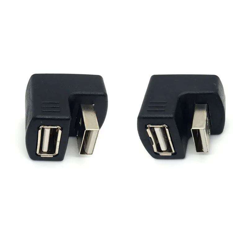 1 шт. высокое качество 180 ° USB адаптер 2 0 A Мужской AB женский пол 90 градусов кабель U