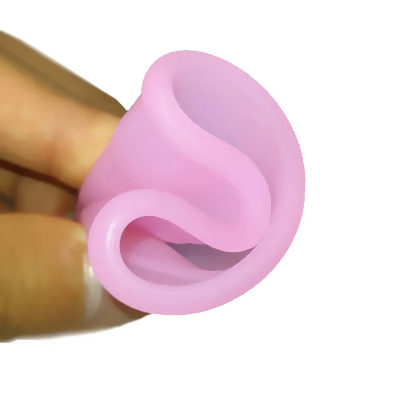 Женственный силиконовый для использования в медицине менструальная чашка для женской гигиены Менструальный колпачок de Silicone Medica многоразовые прокладки мягкая чашка