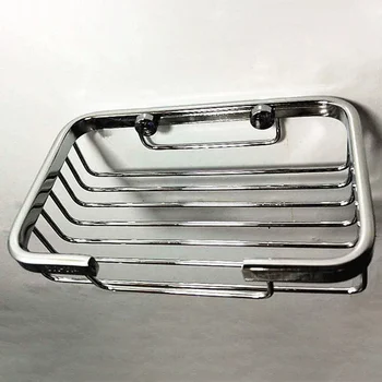 

Wall Mounted Shower Soap Holder Stainless Steel Bathroom Storage Box Container Soap Dish Basket Tray Racks Bathroom Accessories