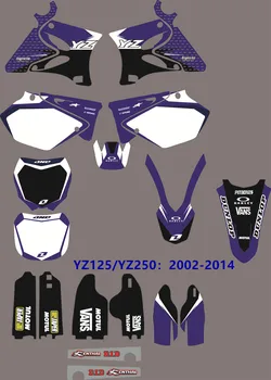 

YZ125/250 2002-2014 Free custom Graphics Decals STICKERS For Yamaha YZ125 YZ250 2002 03 04 2005 06 07 08 09 2010 2011 12 13 2014