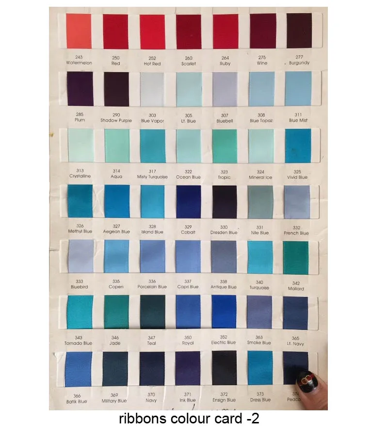 丝带色卡2