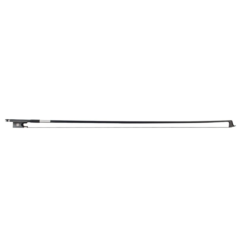 

Carbon Fiber Violin Bow for 4/4 Full Size Violin/Fiddle with Ebony Frog Black Horsehair Paris Eyes