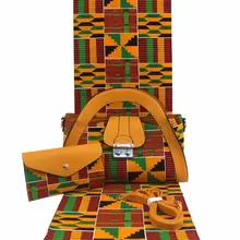 Горячая Распродажа кошельки и сумки модные сумки женские сумки африканский восковой мешок Анкара восковая печать ткань