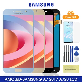 

A720 Lcd For Samsung Galaxy A7 2017LCD Display Touch Screen Digitizer Assembly For Samsung A720 A720F SM-A720F Lcds