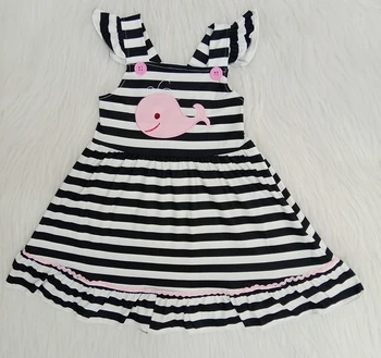 

kid little girl dress toddler summer dress stripe girl dress boutique kid boutique clothing sleeveless child clothes knee length