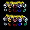 12/16/19/22mm Waterproof Metal Push Button Switch LED Light Momentary Latching Car Engine Power Switch 5V 12V 24V 220V Red Blue ► Photo 3/6