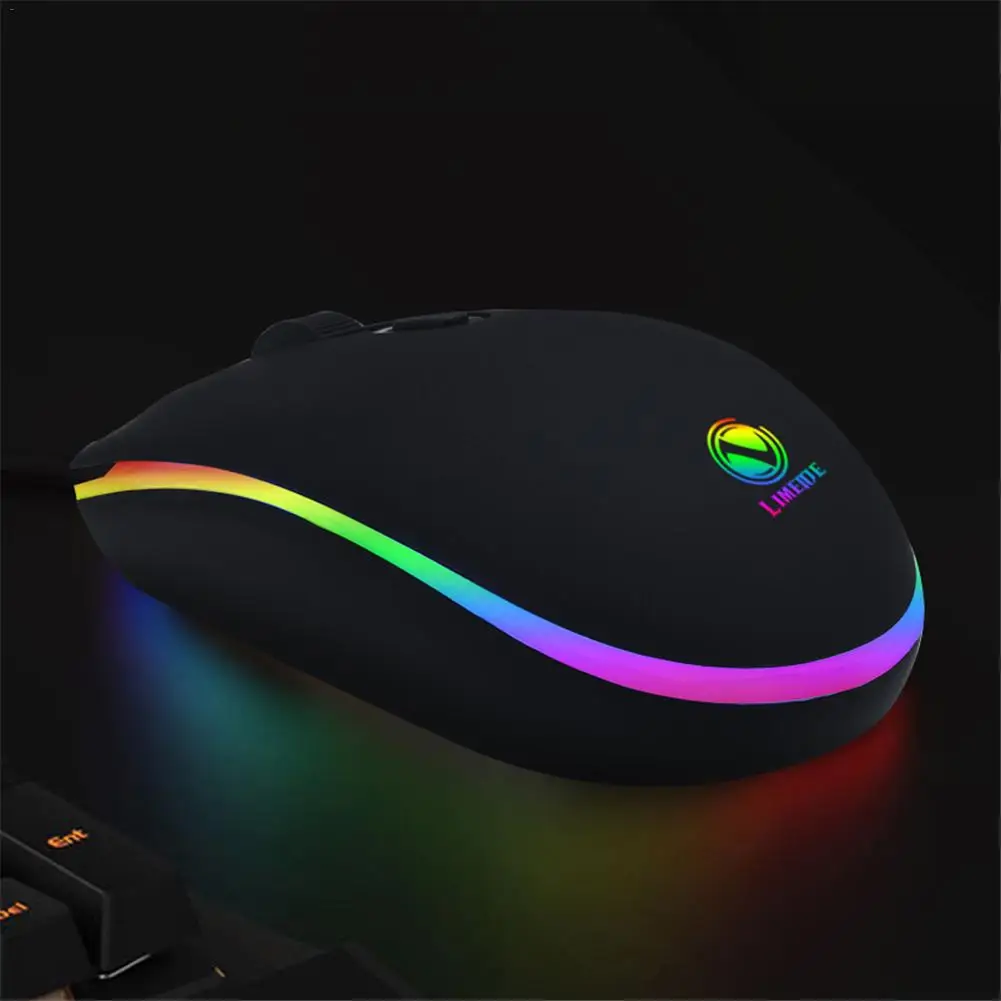 RGB игровая мышь Marquee Lighting Проводная usb-мышь Проводная игровая мышь Простое подключение для ноутбука ПК компьютер