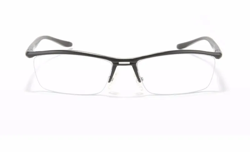 Hdcrafter Unisex Semi Rim Rectangle Titanium Frame Eyeglasses Lv130