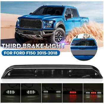 

12V Car LED Rear High Third Brake Stop Light Tail Lamp Smoked Lens Waterproof For Ford F150 2015-2018