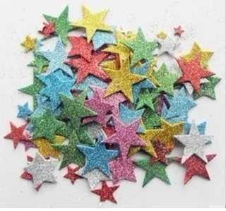

(50*60 * 2MM with Adhesive Tape Gold Powder Eva) CHILDREN'S Card Paper Decoration Wholesale CHILDREN'S Park