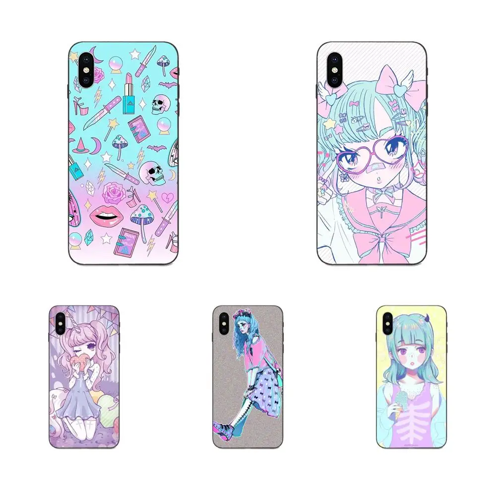 Girly Pastel Witch Goth Girl Soft Phone Capa For Xiaomi Redmi Note 3 3S 4 4A 4X 5 5A 6 6A 7 7A K20 Plus Pro S2 Y2 Y3 | Мобильные