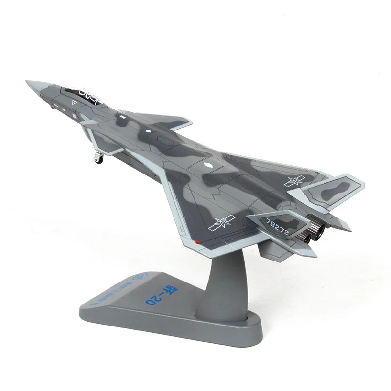 Специальный скрытый 1: 72 J-20 модель самолета J20 из сплава, модель самолета боя Сделано в Китае