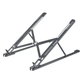 

Essager Adjustable Foldable Laptop Stand for Pro Notebook Portable Aluminum Desk Table Base Bracket Support PC