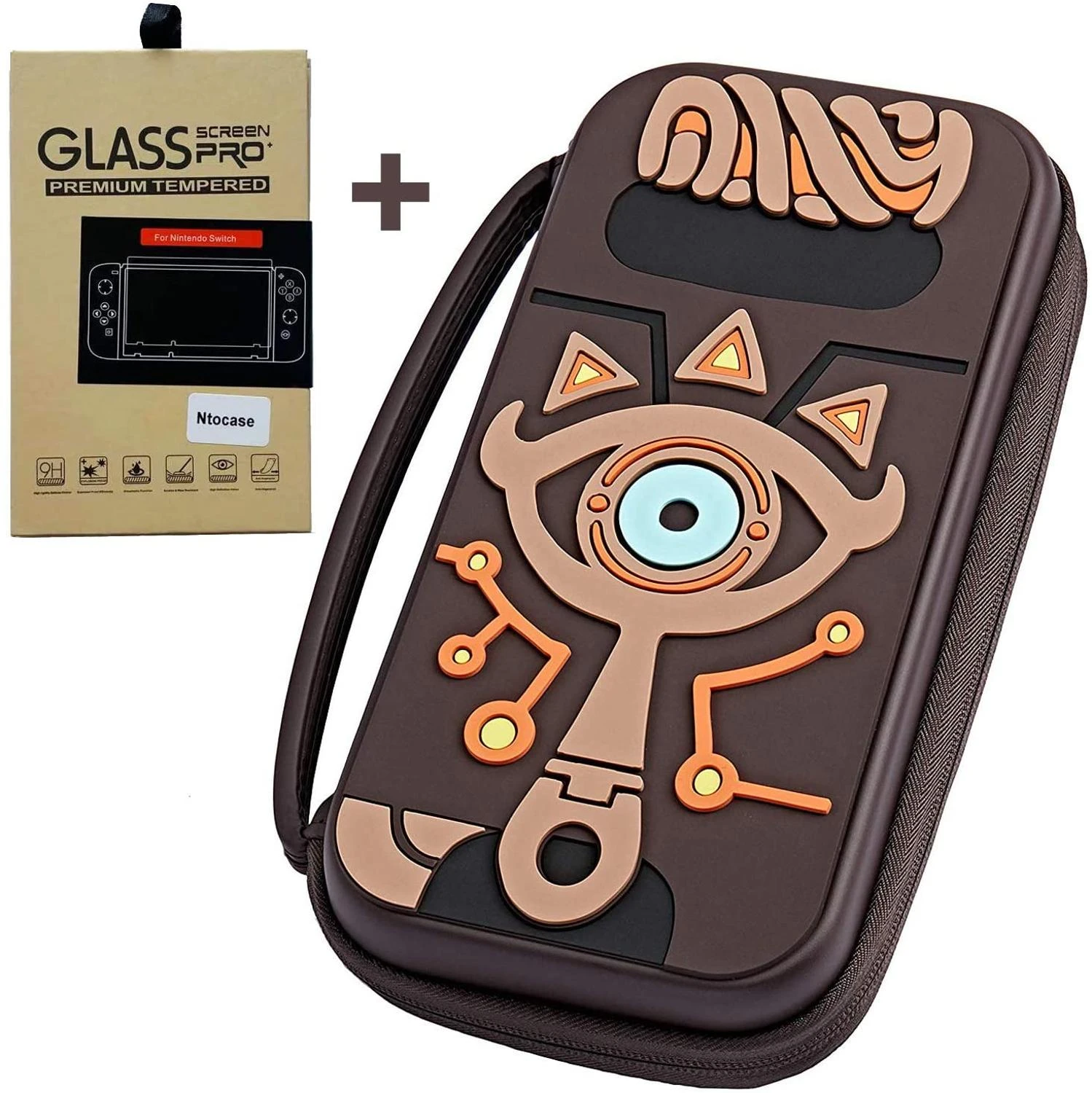 Nintendo Switch console with Zelda Botw