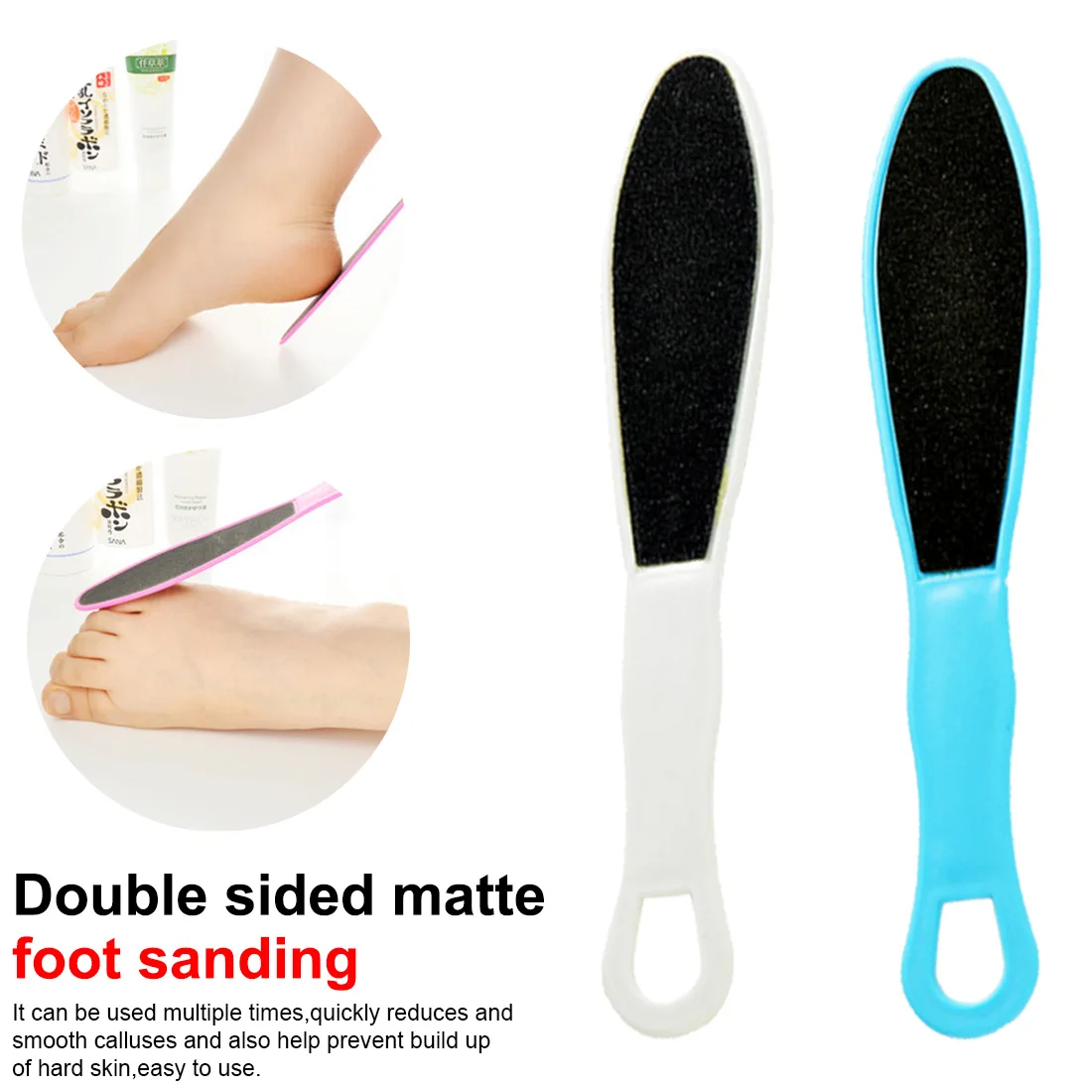 

Sanding File Hard Dead Skin Callus Remover Double Side Matte Foot Care Pedicure Tool Pedicure New Grinding Calluses Foot File
