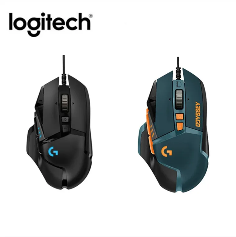 

Logitech G502 Hero Gaming Mouse Programmable 16000DPI RGB Backlight Mouse computer peripherals