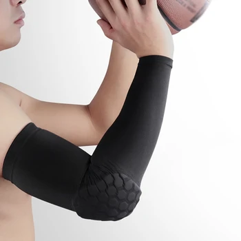 1 Pcs Arm Mouw Elleboog Ondersteuning Basketbal Arm Mouw Ademend Voetbal Veiligheid Sport Elleboog Pad Brace Protector 1 Pcs Arm Mouw Elleboog Ondersteuning Basketbal Arm Mouw Ademend Voetbal Veiligheid Sport Elleboog Pad Brace Protector