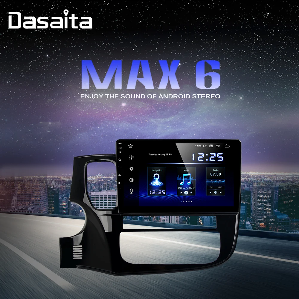 10," Авто android 9,0 DSP для Mitsubishi Outlander USB 64 ГБ Встроенная память Bluetooth MP3