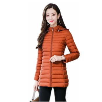 

2019 women winter hooded warm coat plus size Down cotton padded jacket female long parka womens wadded puffer jacket coat women