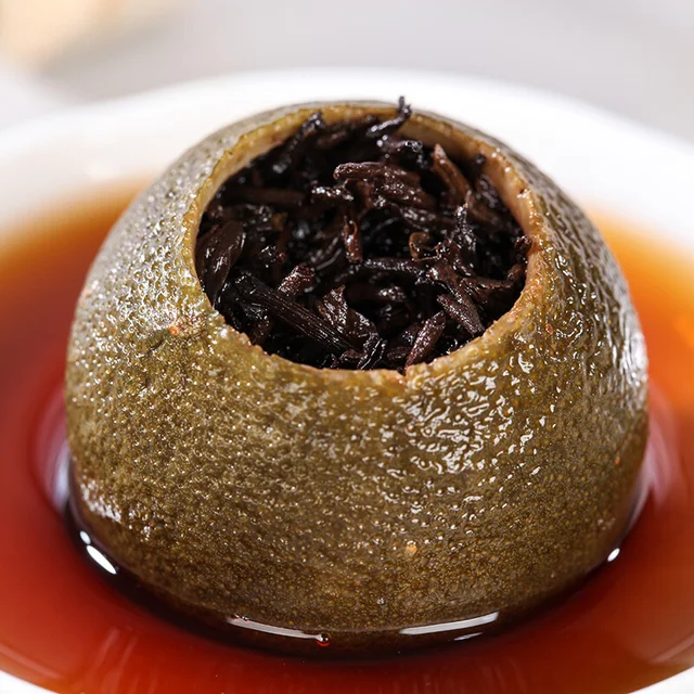 Zöld Organikus Xinhui -Xiaoqinggan Puer -Tea 250 G/Doboz Kis Mandarin Pu Er Tea Chen Palota Citrusfélék - Image 5