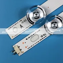 8 pçs (4 * a, 4 * b) tiras de luz de fundo led para lg innotek drt 3.0 42