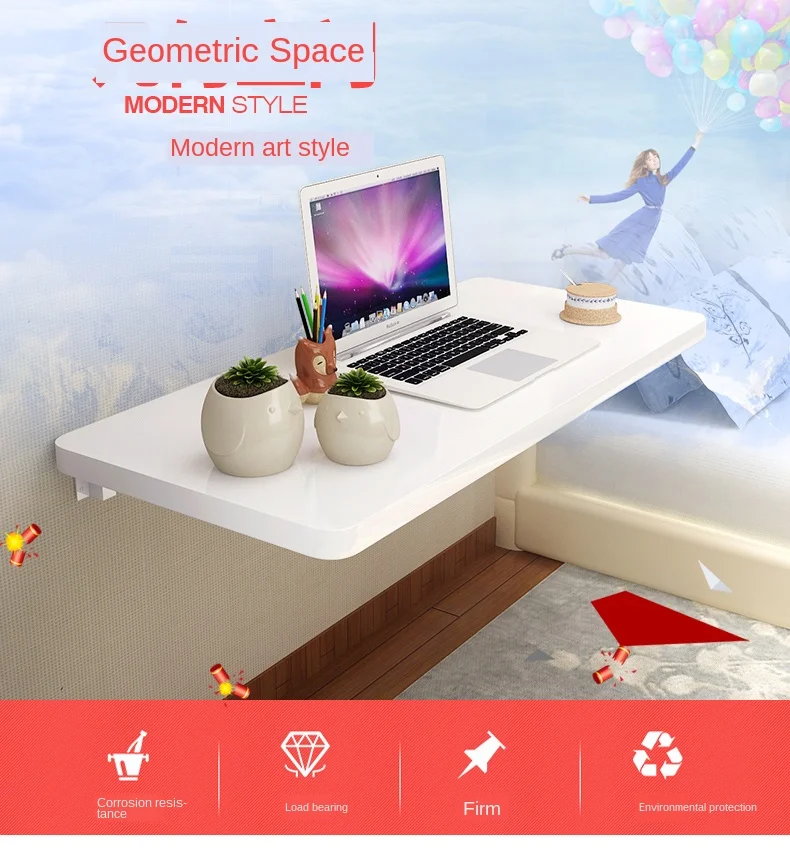 Description Picture 6 of item35% Household Simple Wall Table Folding Dining Tables Hanging Computer Desk