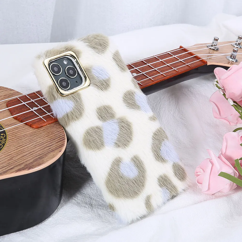 KISSCASE Warm Soft Phone Case For Samsung S10 Funda Leopard Back Cover For Samsung Note10 Capa 4