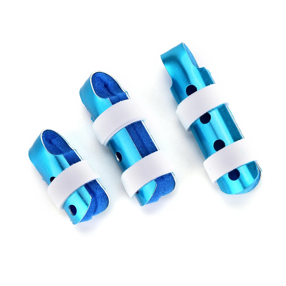 3 Sizes Padded Frog Type Finger Splint Fingers Splint Fractures Rehabilitation Braces & Supports