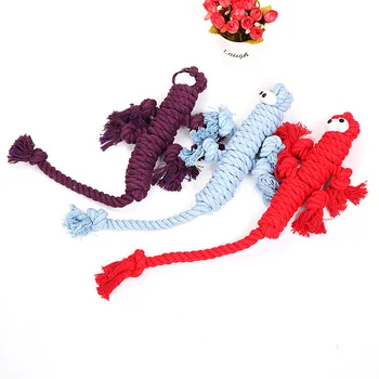 

Dog Cotton Rope Toys Animal Modeling Lizard Molar Bite Resistant Pedigree Pet Supplies