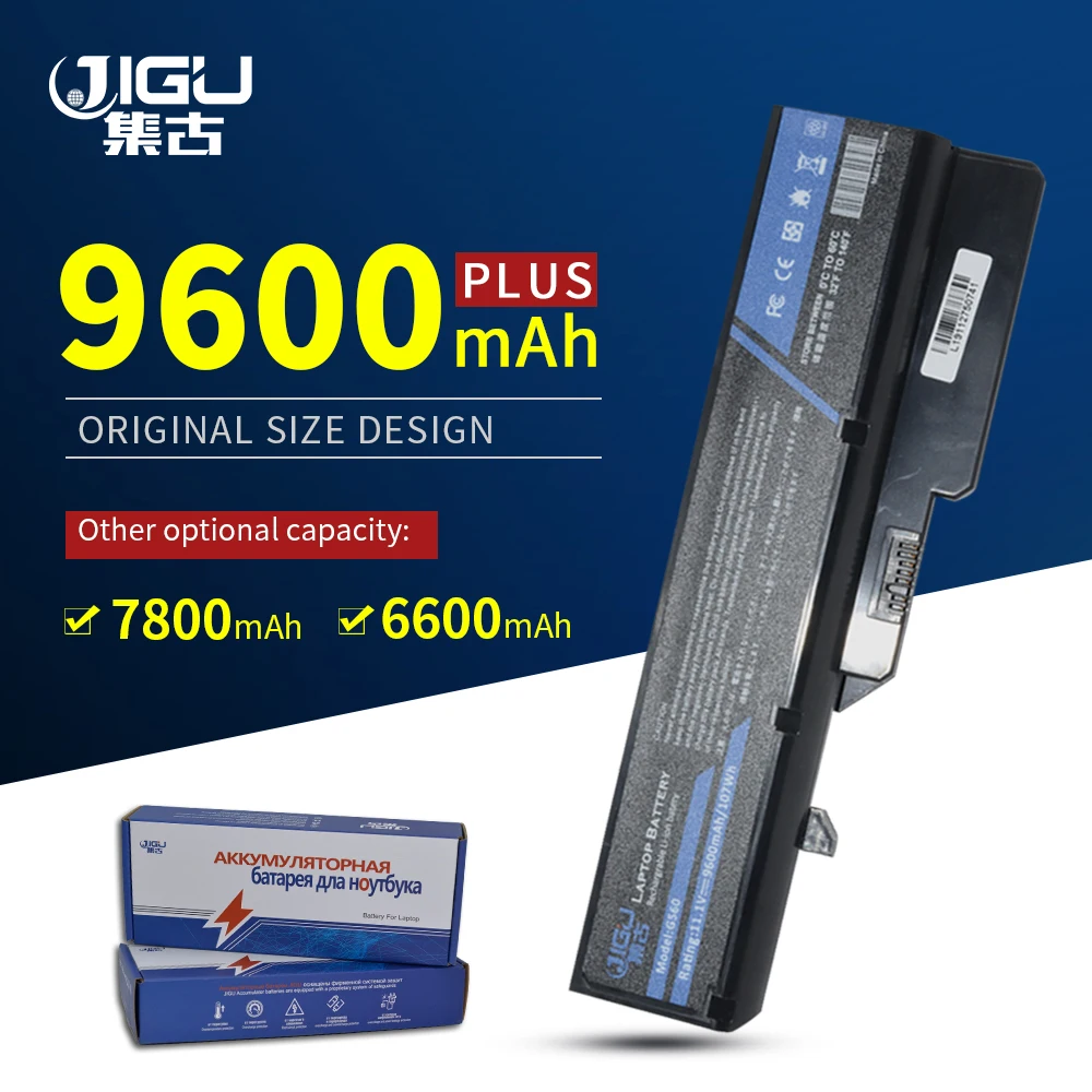Аккумулятор JIGU 9 ячеек для ноутбука Lenovo IdeaPad G460 B470 V470 B570 G470 G560 G570 G770 G780 V300 Z370 Z460 Z470 Z560