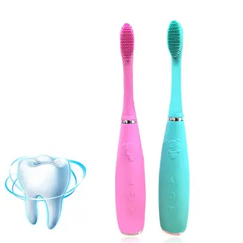 

Silica Gel Ultrasonic Sonic Electric Toothbrush Tooth Brushes Waterproof Automatic Toothbrush Dental Adults