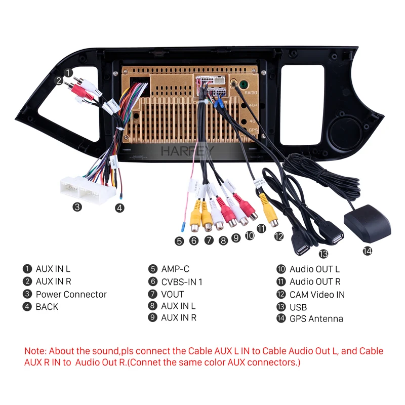 Perfect Harfey 9" Android 8.1 GPS Car Radio car Multimedia Player For 2011 2012 2013 2014 KIA PICANTO Morning HD 1024*600 Touch Screen 4