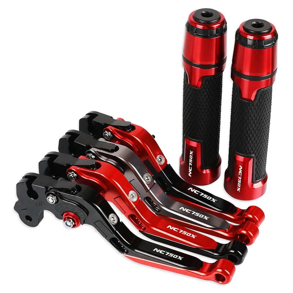 

NC750X 2014-2015 FOR HONDA Motorcycle CNC Brake Clutch Levers Handlebar knobs Handle Hand Grip Ends FOR HONDA NC750X 2014-2015