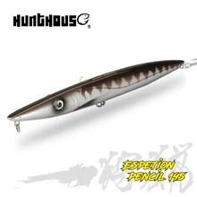 Hunthouse seawater leurre walk dog pencil lure 195mm 44g long cast pencil stickbait fishing bluefish topwater lures don belone