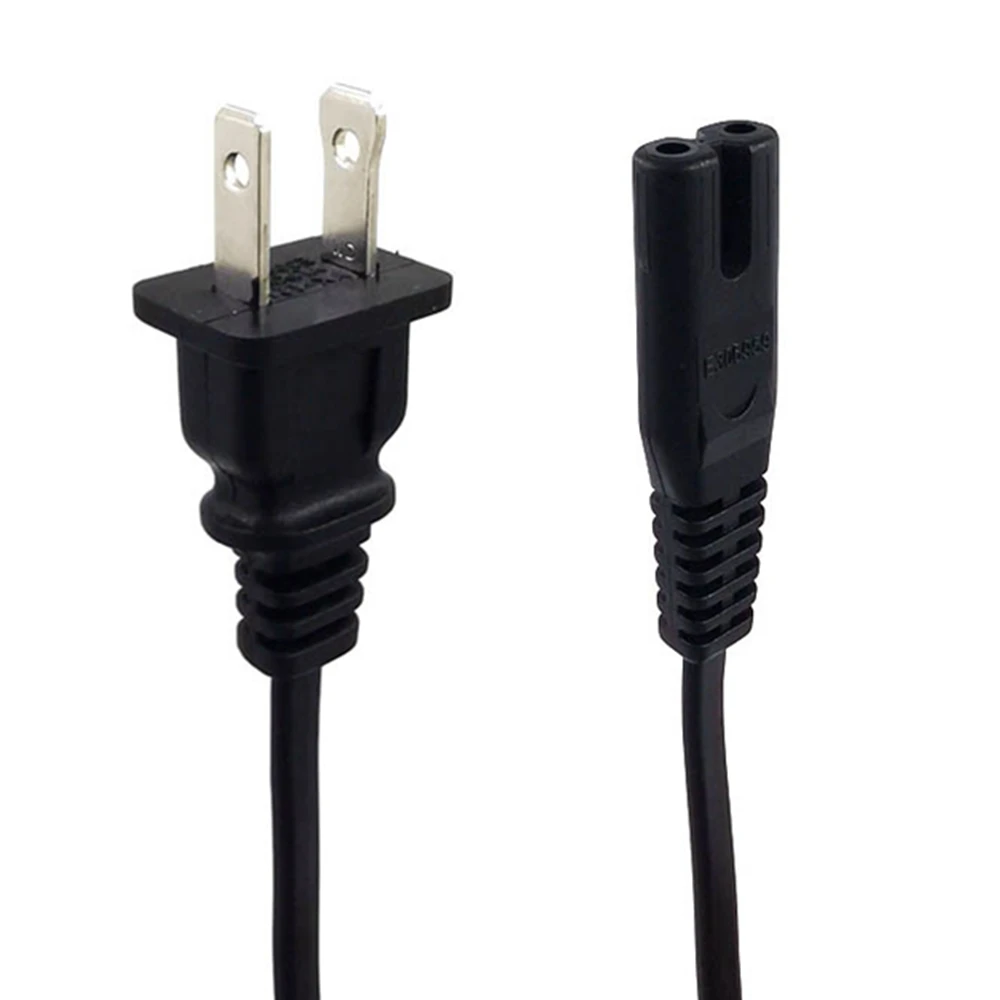 UL Listed 18AWG US 2 слота выхода поляризованные штепсельные вилки к IEC320 C7 рис. 8 шнур
