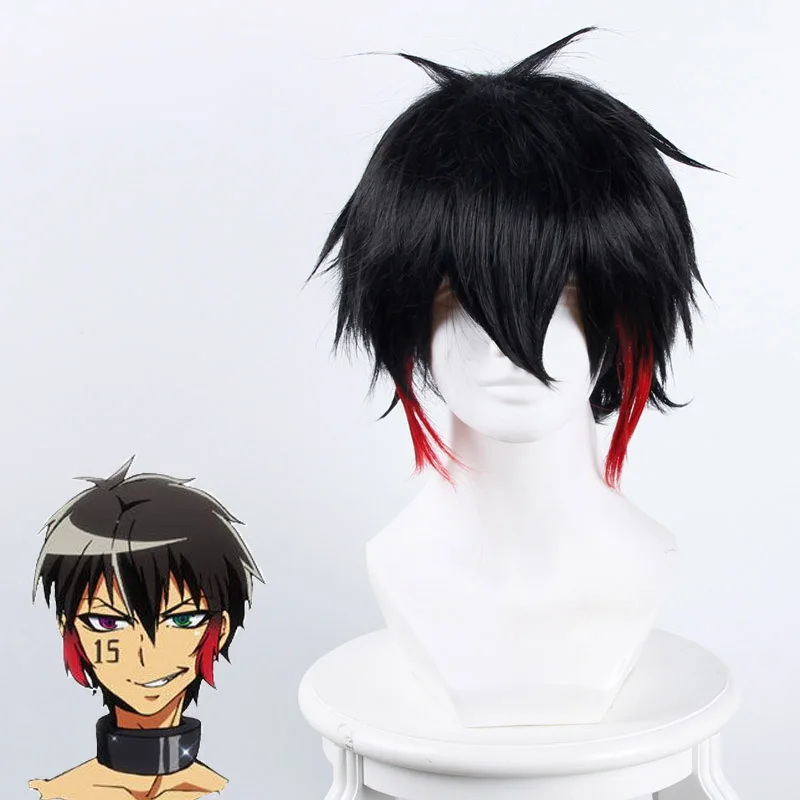 Jyugo wig Аниме DIOCOS дом под арестом Nanbaka Jyugo Nico Rock Goku Косплей парики - Цвет: Jyugo wig