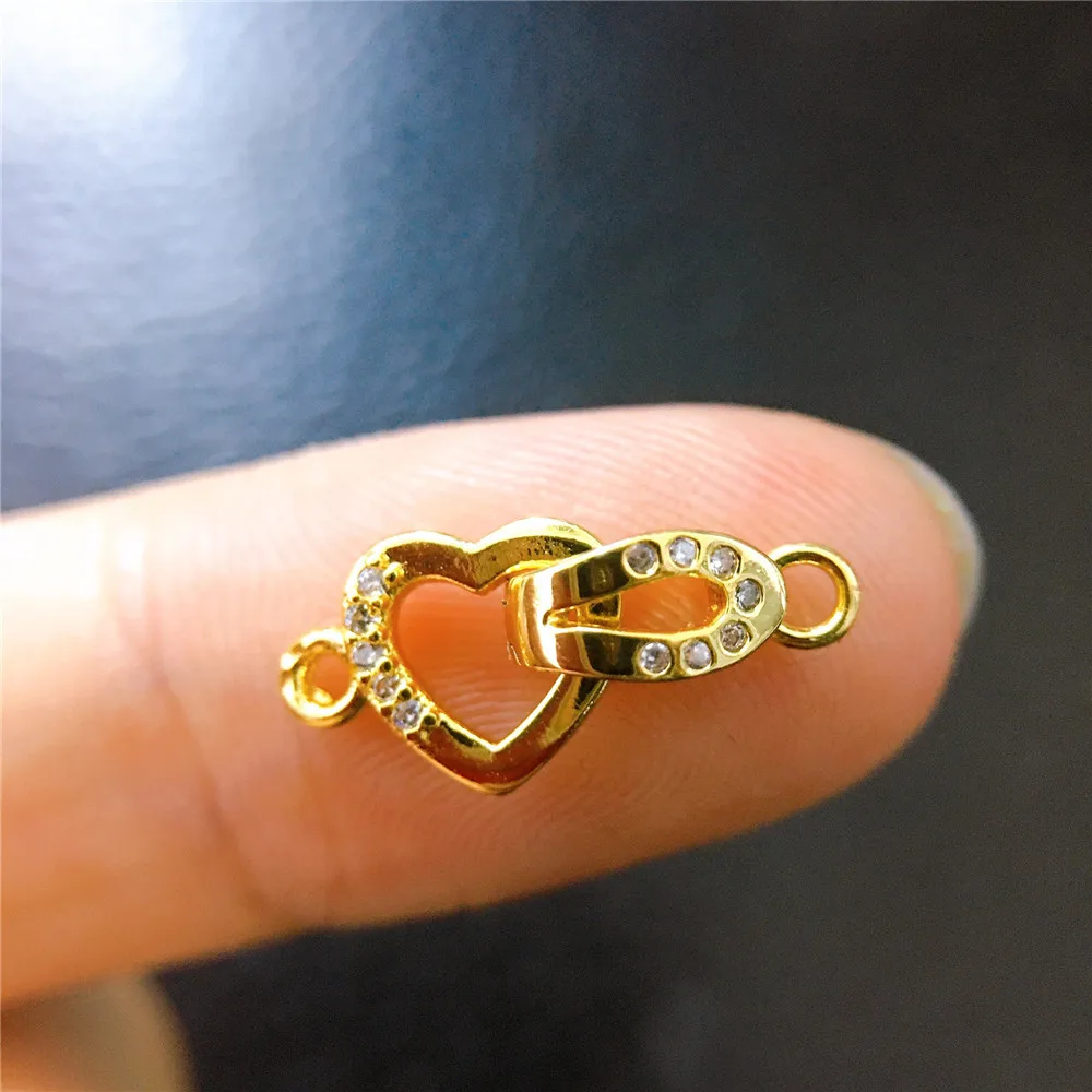 

Wholesale DIY Natural Stones Beads Jewelry Making Accessories Silver/Gold Metal Connector Clasps Findings