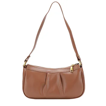 

Simple pleated handbag wild niche design ruched pillow pattern shoulder bag ins casual women messenger handbag