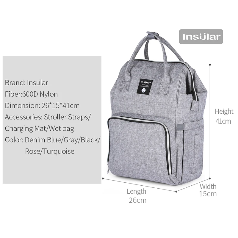 Mommy Nursing Bags Travel Backpack Designer Stroller Baby Diaper Bag Baby Care Mummy Maternity Nappy bag Baby Stroller Bag