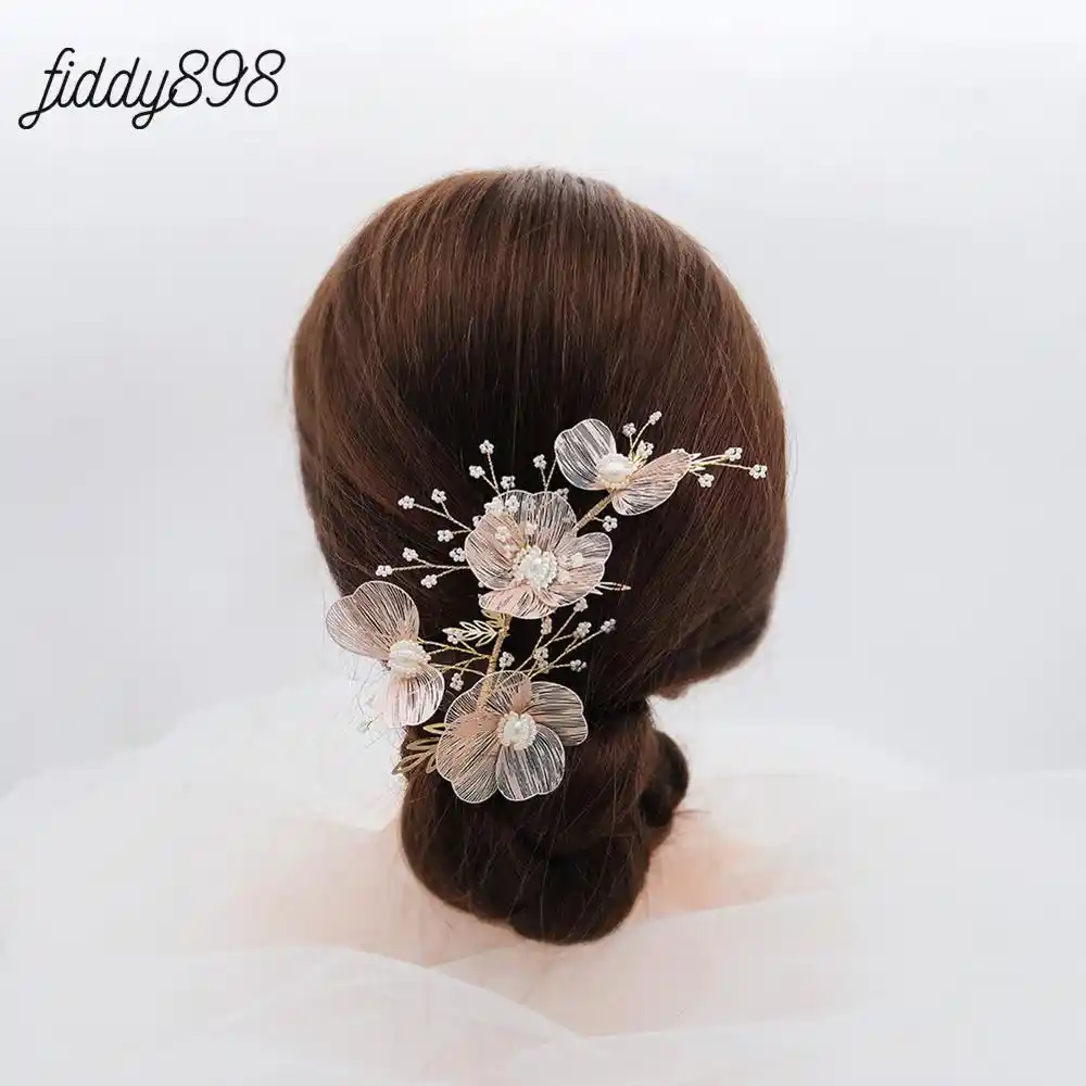 Accesorios De Novia Para Boda 2020 Accesorios Para El Cabello De Novia Para Mujer Tocados De Mujer Para Boda Tocado De Novia Joyeria Para El Cabello Aliexpress