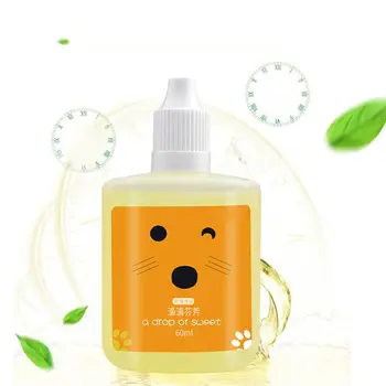 

60ml Pet Odor Removal Eliminator Lemon Scent Fragrance Deodorant Perfume Drops for Dog Cat Litter Indoor Freshing Air