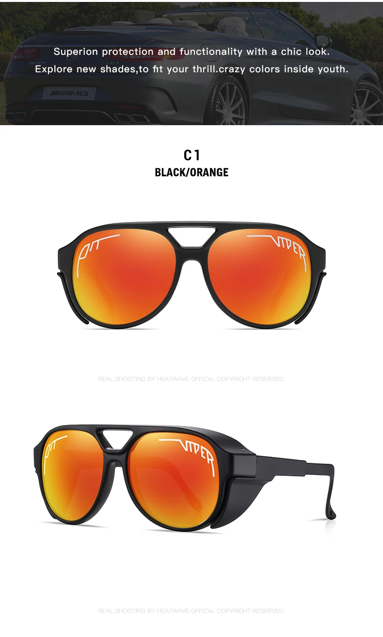 Sunglasses polarized LINK oversized sunglasses