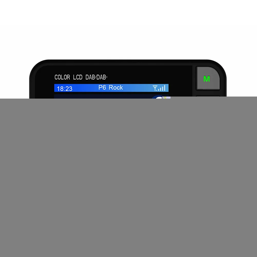 DAB Bluetooth модный адаптер потоковое воспроизведение музыки стерео MP3 автомобильное радио цифровой магнитный fm-передатчик цветной экран широкий обзор