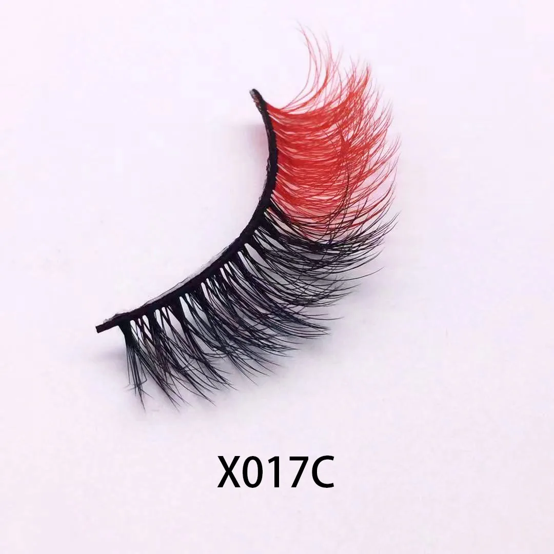 AMAOLASH 3d Color False Lashes Natural Long Colorful Eyelashes Dramatic Makeup Fake Lash Party Colored For Cosplay Halloween -Zentai shop online H7bac167033064923877893e0efbba1bbd.jpg
