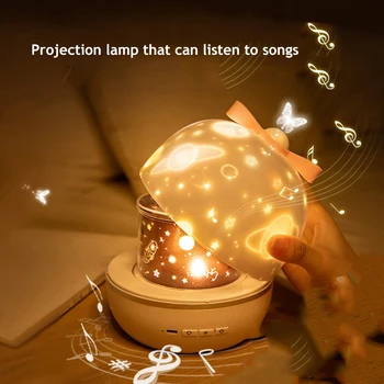 

Creative Gift Starry Sky Projection Lamp Led Romantic Dream Rotating Night Light New Strange Children's Birthday Gift