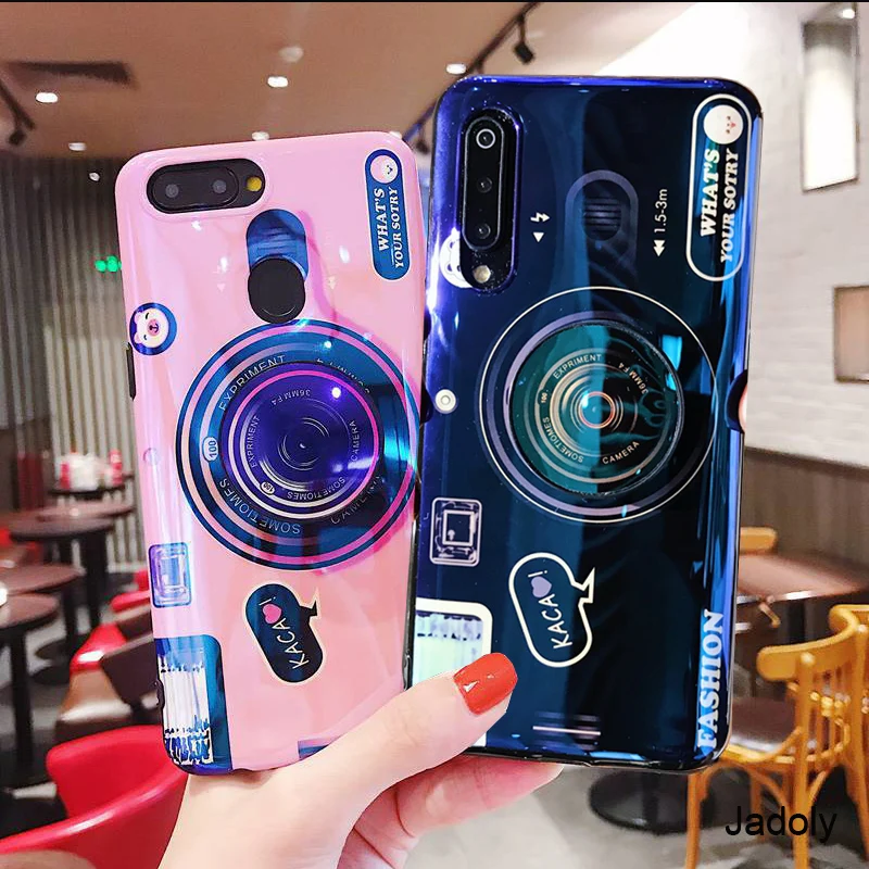 Camera Case For Xiaomi Mi 8 Lite 9 SE 6 a1 a2 Cc9E A3 Case Mi 8 Lite mi9 Se 6 a1 a2 Cc9E A3 Cover With Phone Holder