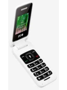 

SPC PHONE 2306B FLIP CAMERA LINTER WHITE